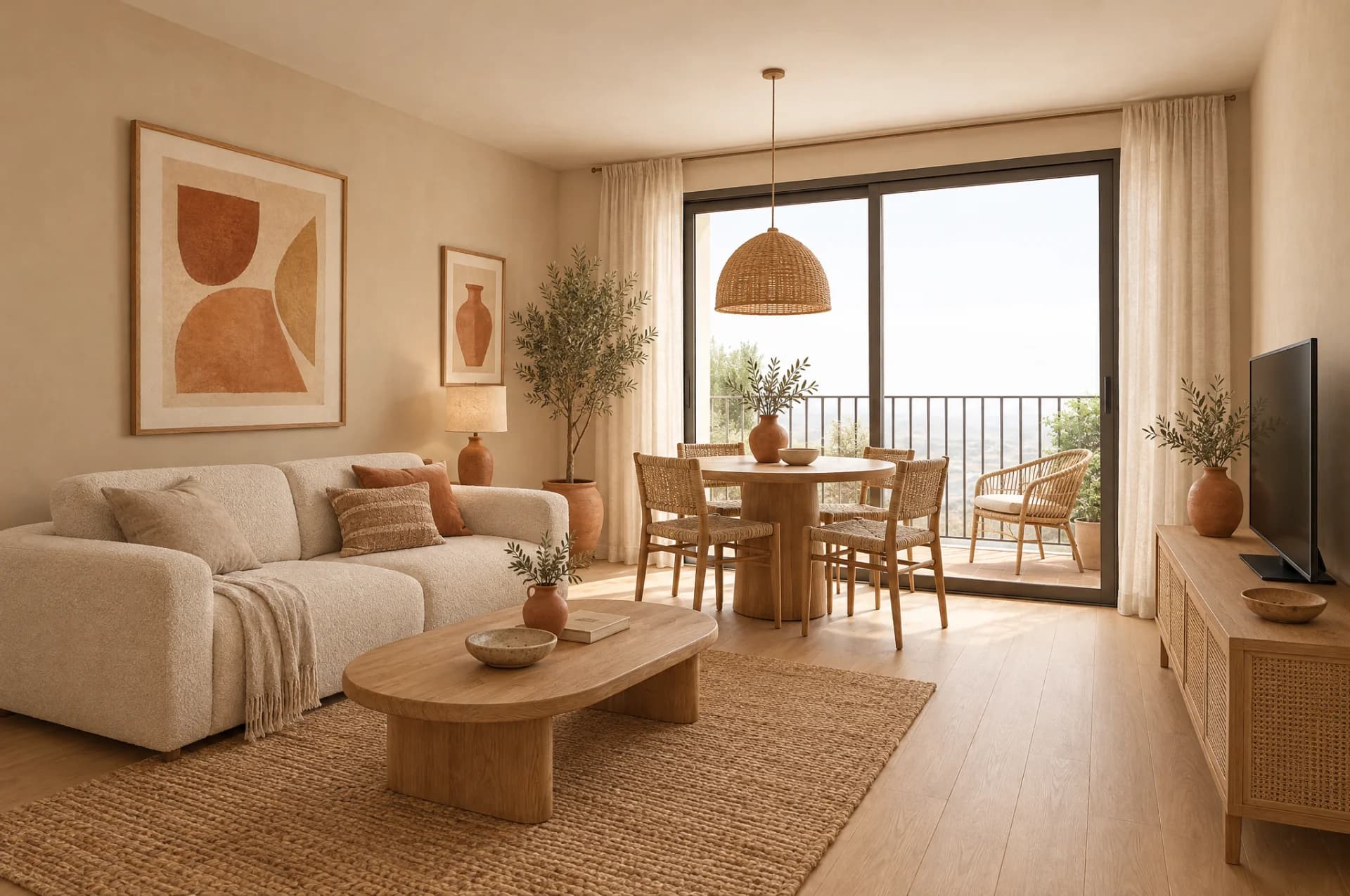 Ático dúplex con terraza en Bufala